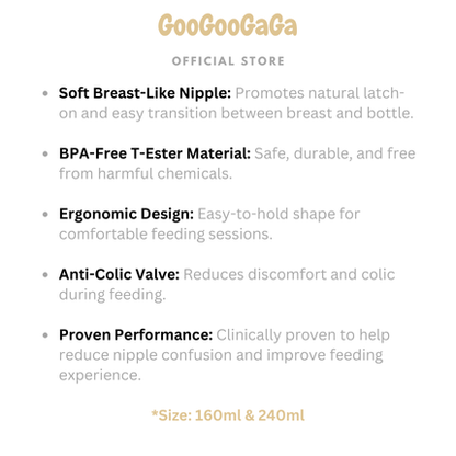 PIGEON Softouch BPP Nursing Bottle T-Ester (240ml) | Baby Feeding