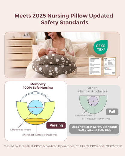 MOMCOZY Adjustable Nursing Pillow (Mummy Must Have) | Feeding Essential