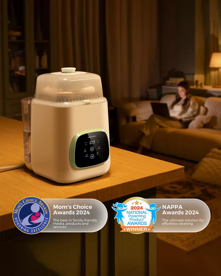 MOMCOZY KleanPal Pro Baby Bottle Washer and Sterilizer | Baby Steriliser & Warmer
