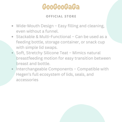 HEGEN PCTO™ 330ml/11oz Feeding Bottle PPSU (Baby Milk Bottle)| Baby Feeding