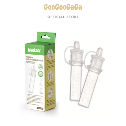 HAAKAA Silicone Colostrum Collector Set (4ml) | Breastfeeding