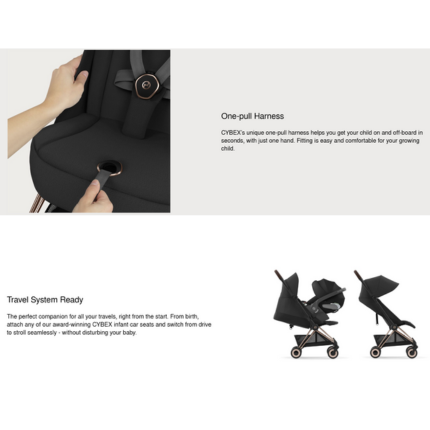 [PRE-ORDER] CYBEX Platinum Coya Stroller (Travel Stroller)  | Nursery & Baby Gear
