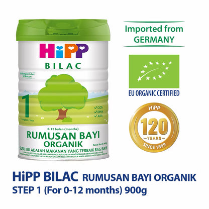 HIPP BILAC Organic Infant Formula Milk Step 1 (0-12months)|Milk & Food
