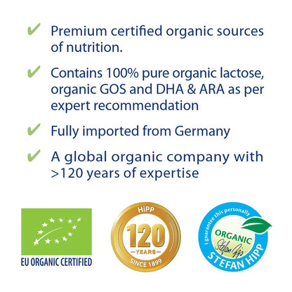 HIPP BILAC Organic Infant Formula Milk Step 1 (0-12months)|Milk & Food
