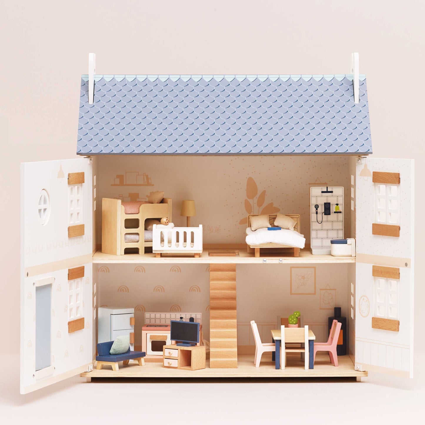 [Pre-Order] Le Toy Van Complete Dolls House Furniture Set - 35 Pieces | Wooden Toy