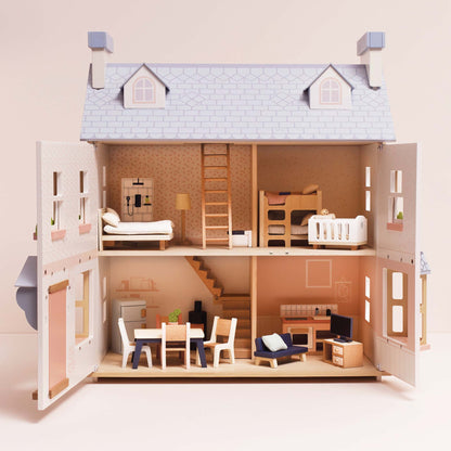 [Pre-Order] Le Toy Van Complete Dolls House Furniture Set - 35 Pieces | Wooden Toy