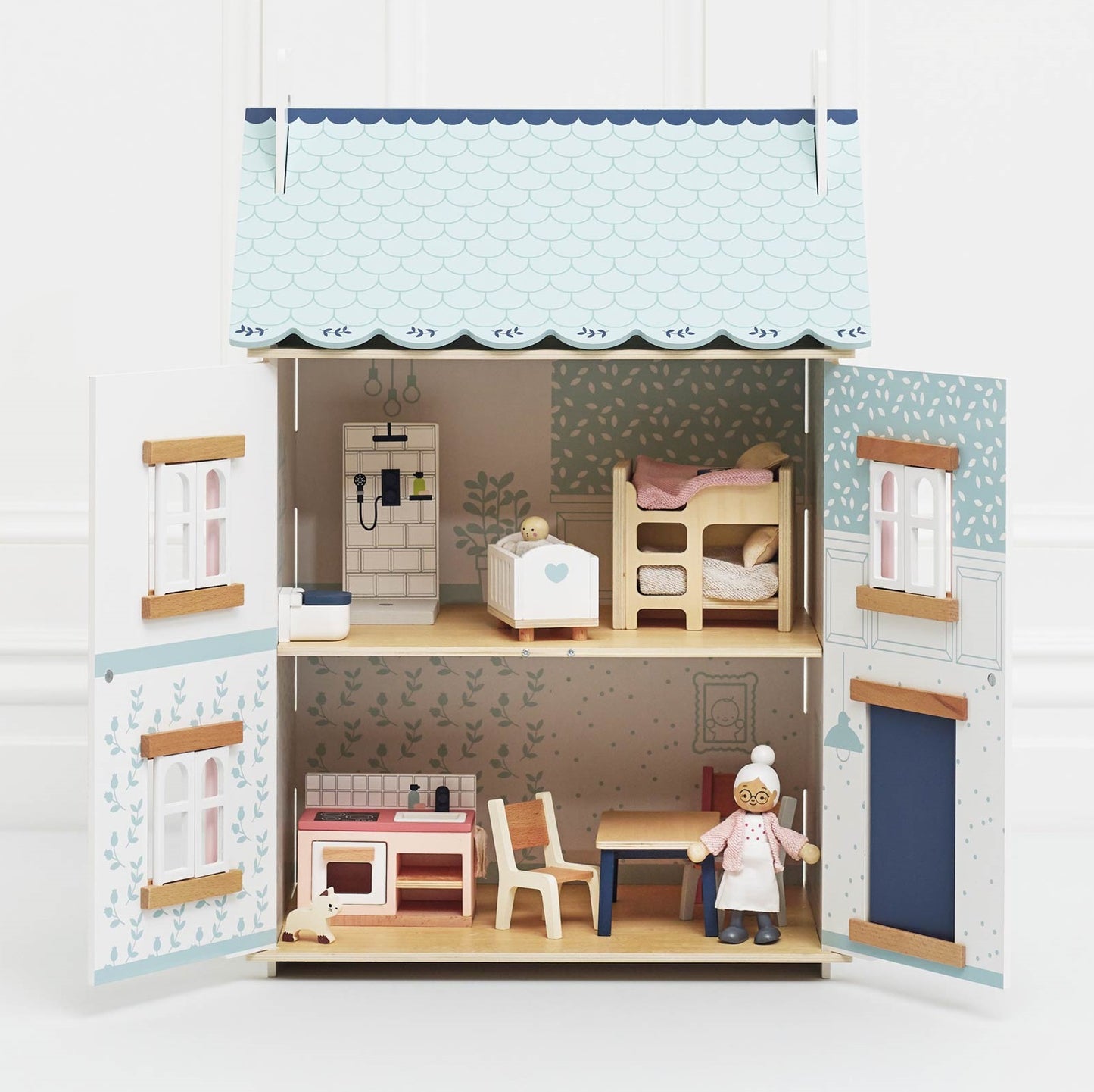 [Pre-Order] Le Toy Van Complete Dolls House Furniture Set - 35 Pieces | Wooden Toy