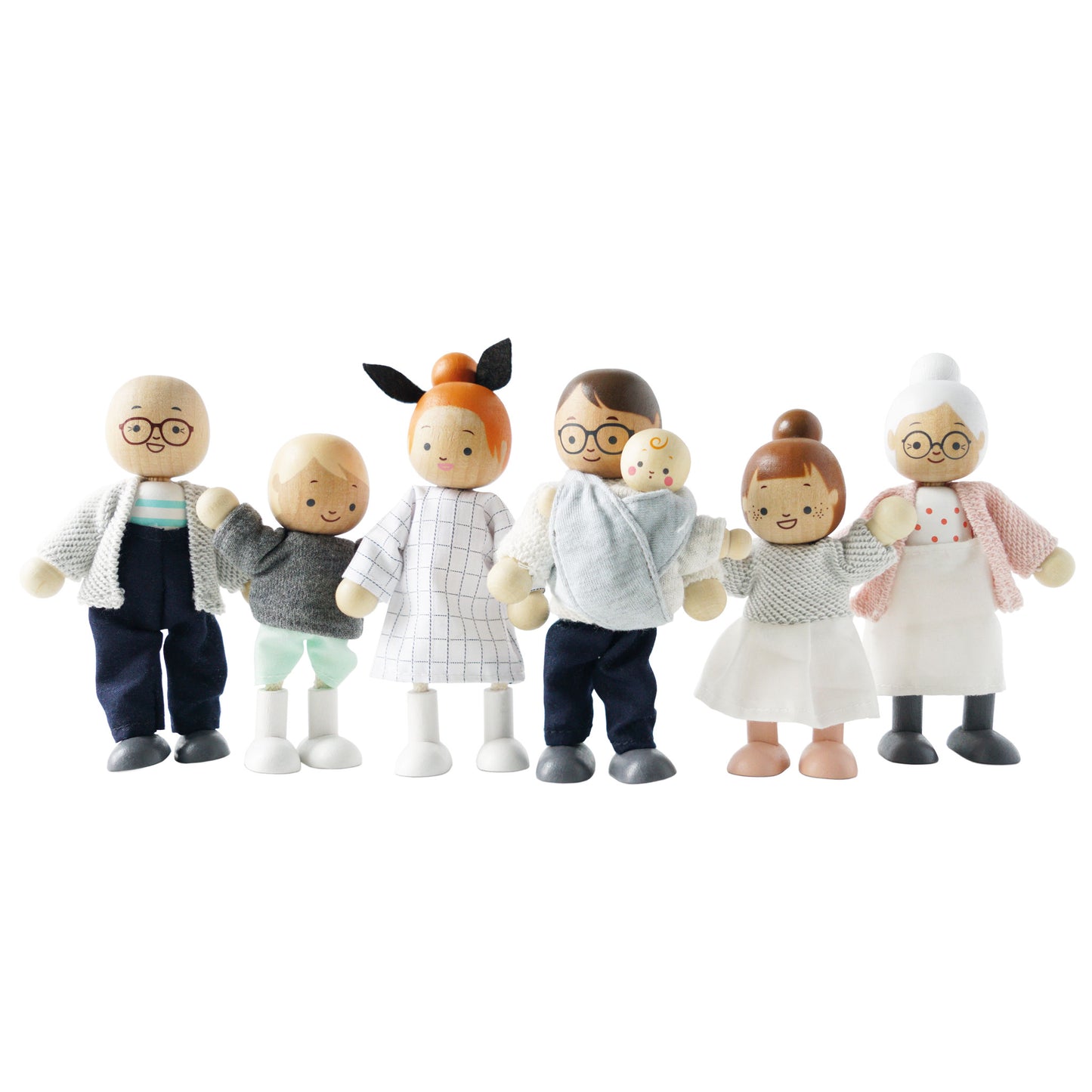 [Pre-Order] Le Toy Van Wooden Dolls House Family | Wooden Toy