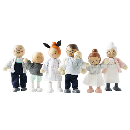 [Pre-Order] Le Toy Van Wooden Dolls House Family | Wooden Toy