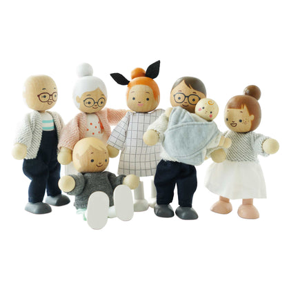 [Pre-Order] Le Toy Van Wooden Dolls House Family | Wooden Toy