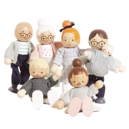 [Pre-Order] Le Toy Van Wooden Dolls House Family | Wooden Toy