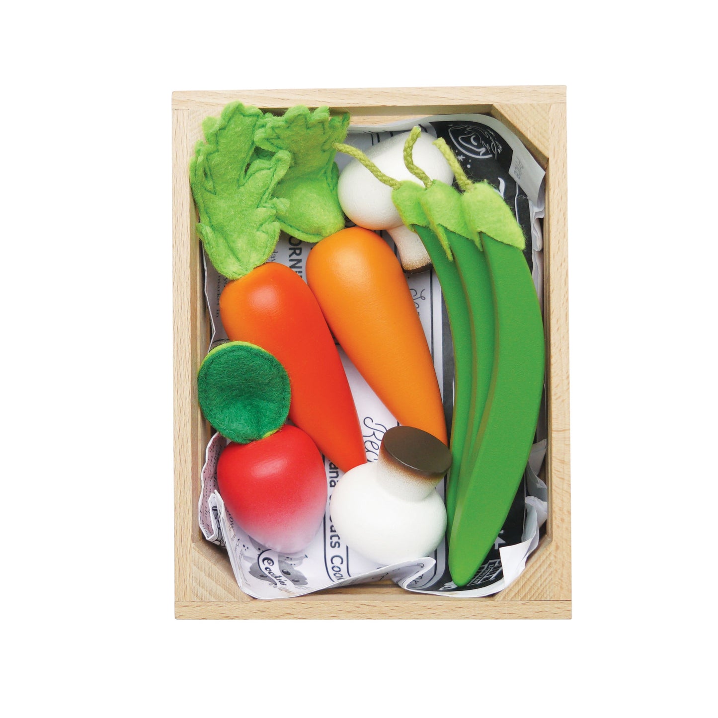 [Pre-Order] Le Toy Van Wooden Market Crate - Harvest Vegetables | Wooden Toy
