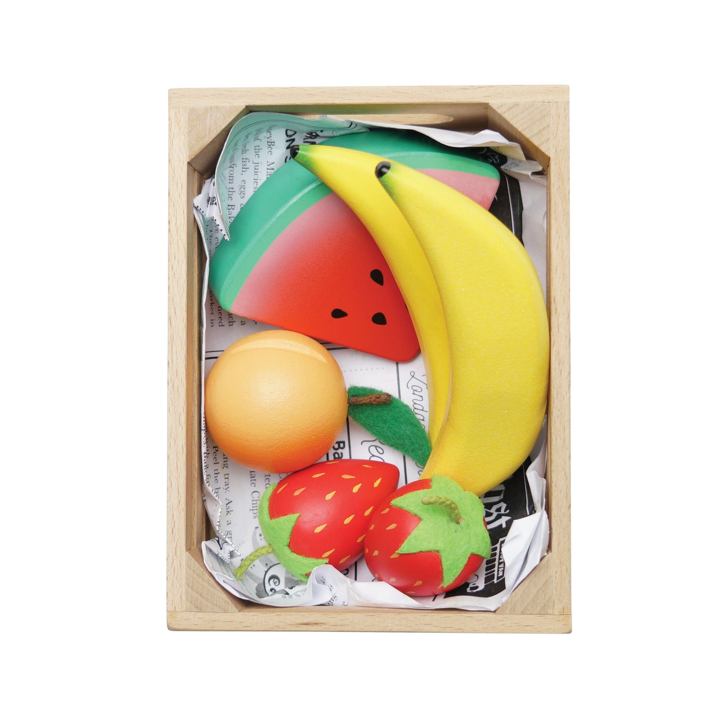 [Pre-Order] Le Toy Van Wooden Market Crate - Smoothie Fruit | Wooden Toy