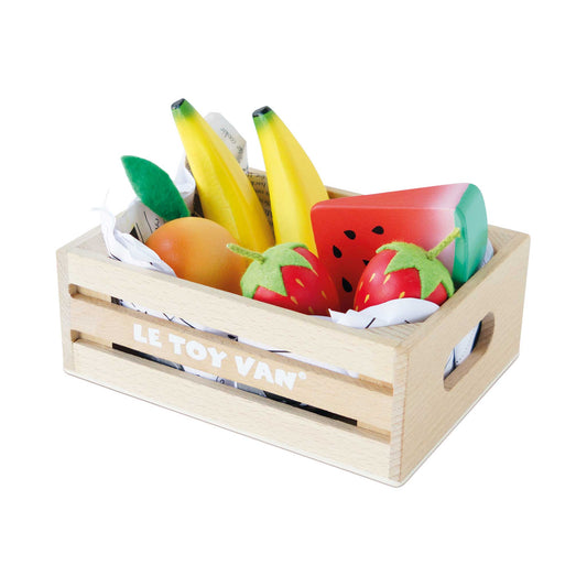 [Pre-Order] Le Toy Van Wooden Market Crate - Smoothie Fruit | Wooden Toy
