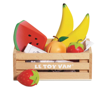 [Pre-Order] Le Toy Van Wooden Market Crate - Smoothie Fruit | Wooden Toy