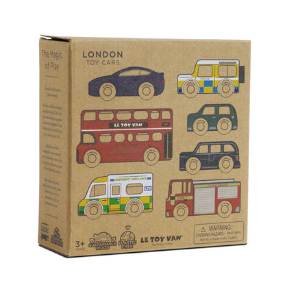 [Pre-Order] Le Toy Van London Toy Car Set | Wooden Toy