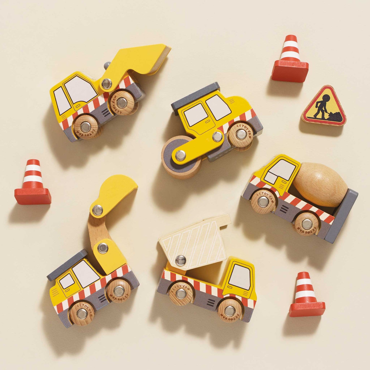 [Pre-Order] Le Toy Van Wooden Construction Vehicles | Wooden Toy