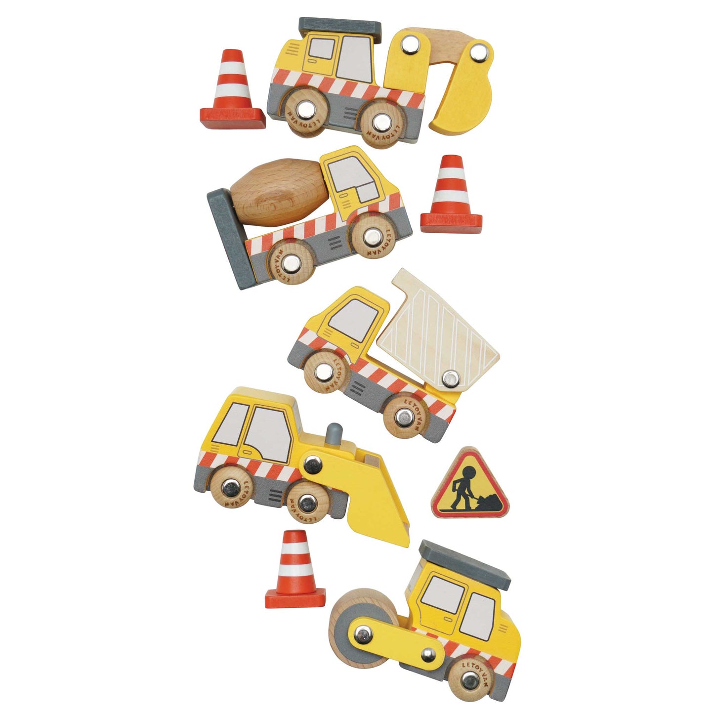 [Pre-Order] Le Toy Van Wooden Construction Vehicles | Wooden Toy