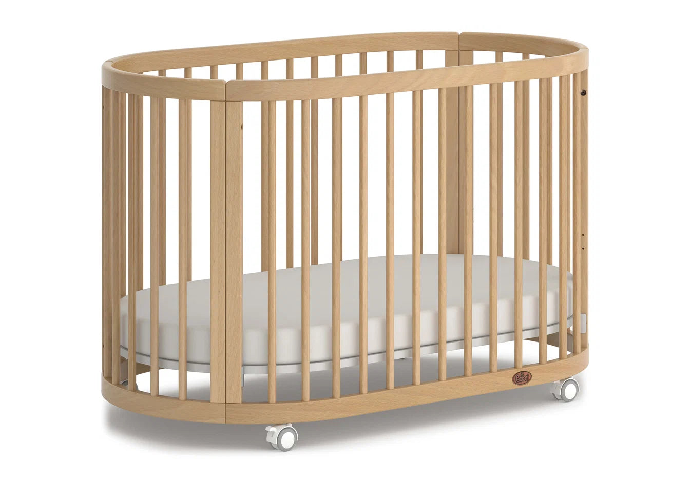 BOORI Oasis Oval Cot (Baby Cot/ Bedding) | Baby Gear