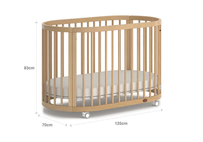 BOORI Oasis Oval Cot (Baby Cot/ Bedding) | Baby Gear
