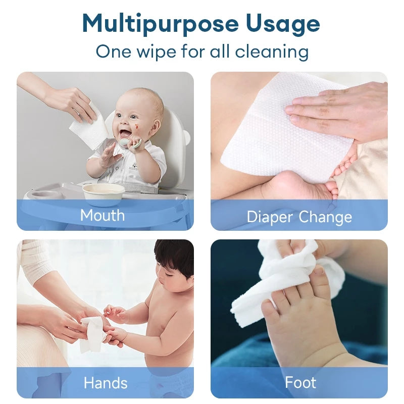 DEEYEO Baby Hand & Mouth Wet Wipes (Wet Tissues) | Cleaning & Sanitiser