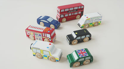 [Pre-Order] Le Toy Van London Toy Car Set | Wooden Toy