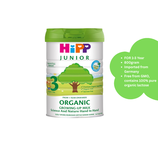 HIPP BILAC Junior Organic Growing-Up Milk Step 3 (1-3years) |Milk & Food