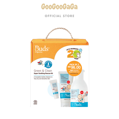BUDS ORGANIC Super Soothing Rescue Kit | Baby Skincare