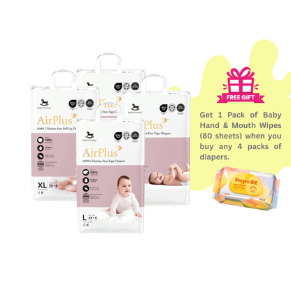 AppleCrumby AirPlus Mega Baby Diapers - Pull Up Pants | Diapering