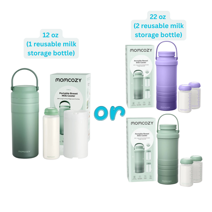 MOMCOZY Portable Breast Milk Cooler For Outdoor - 12OZ / 22OZ | Breastfeeding