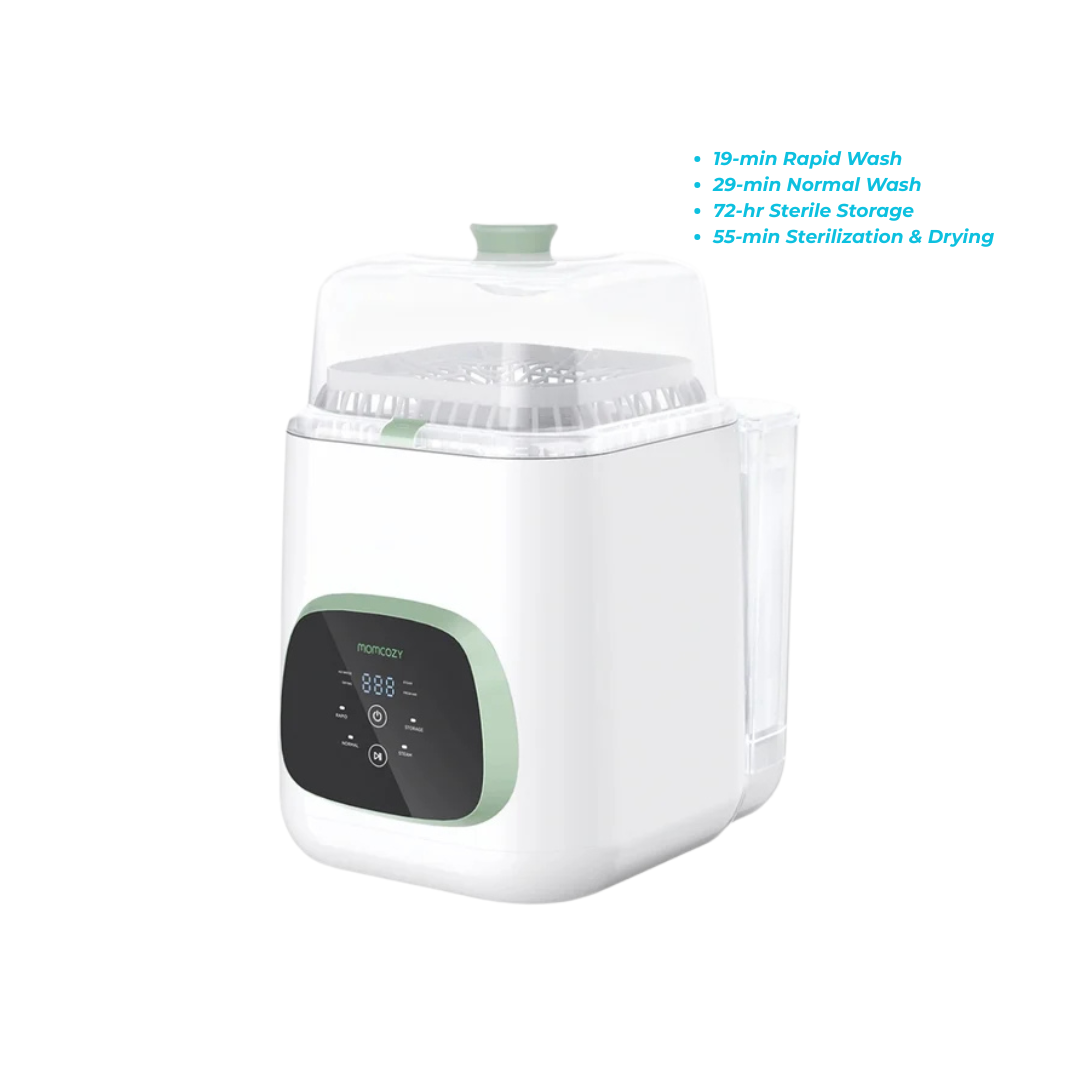 MOMCOZY KleanPal Pro Baby Bottle Washer and Sterilizer | Baby Steriliser & Warmer