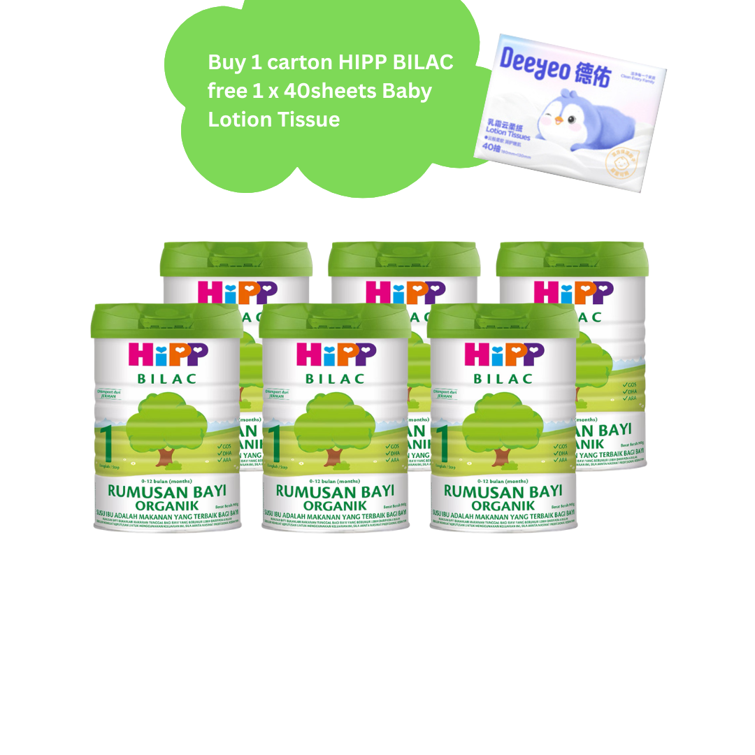 HIPP BILAC Organic Infant Formula Milk Step 1 (0-12months)|Milk & Food